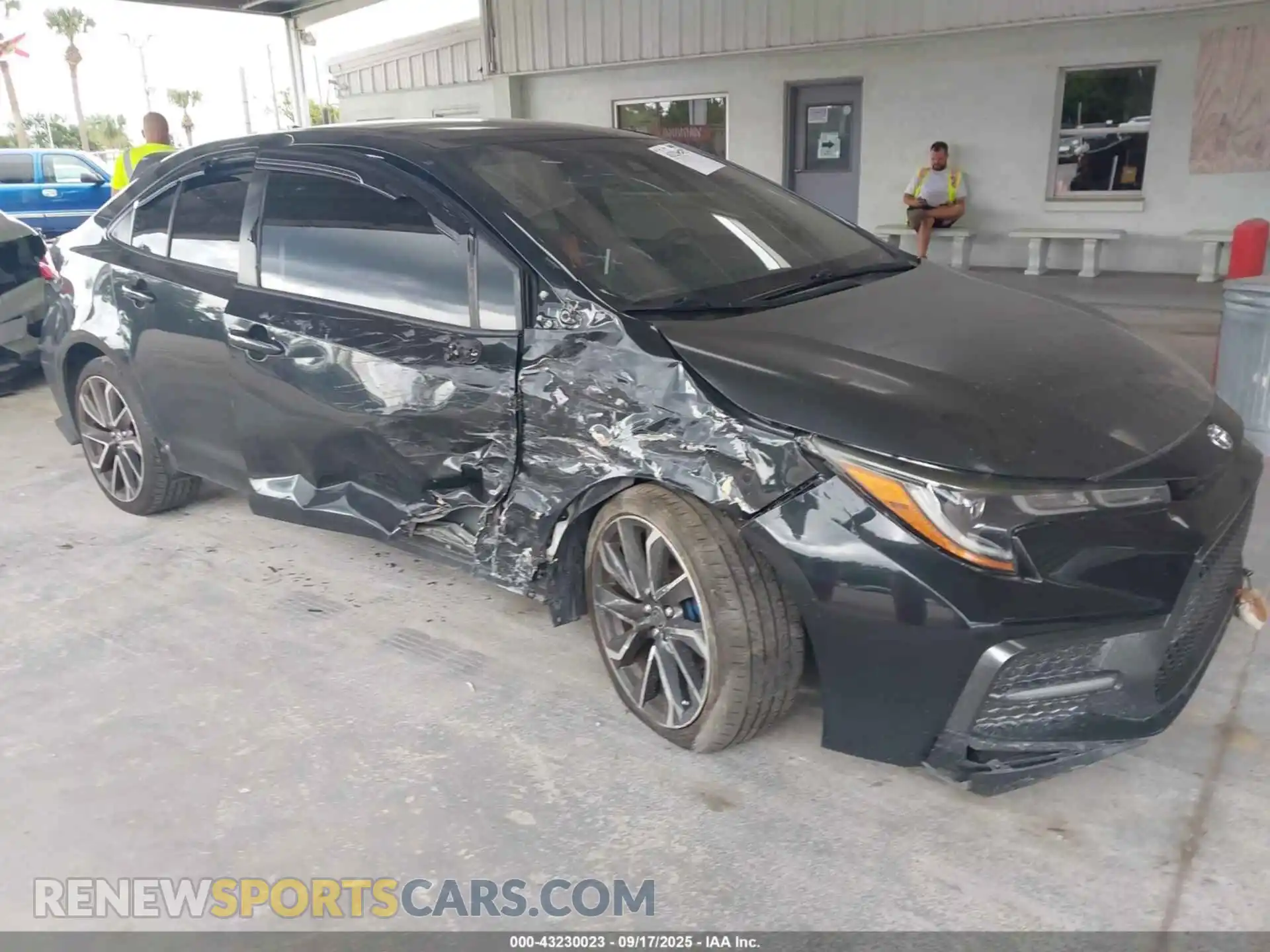 1 Photograph of a damaged car JTDS4MCE5MJ056768 TOYOTA COROLLA 2021
