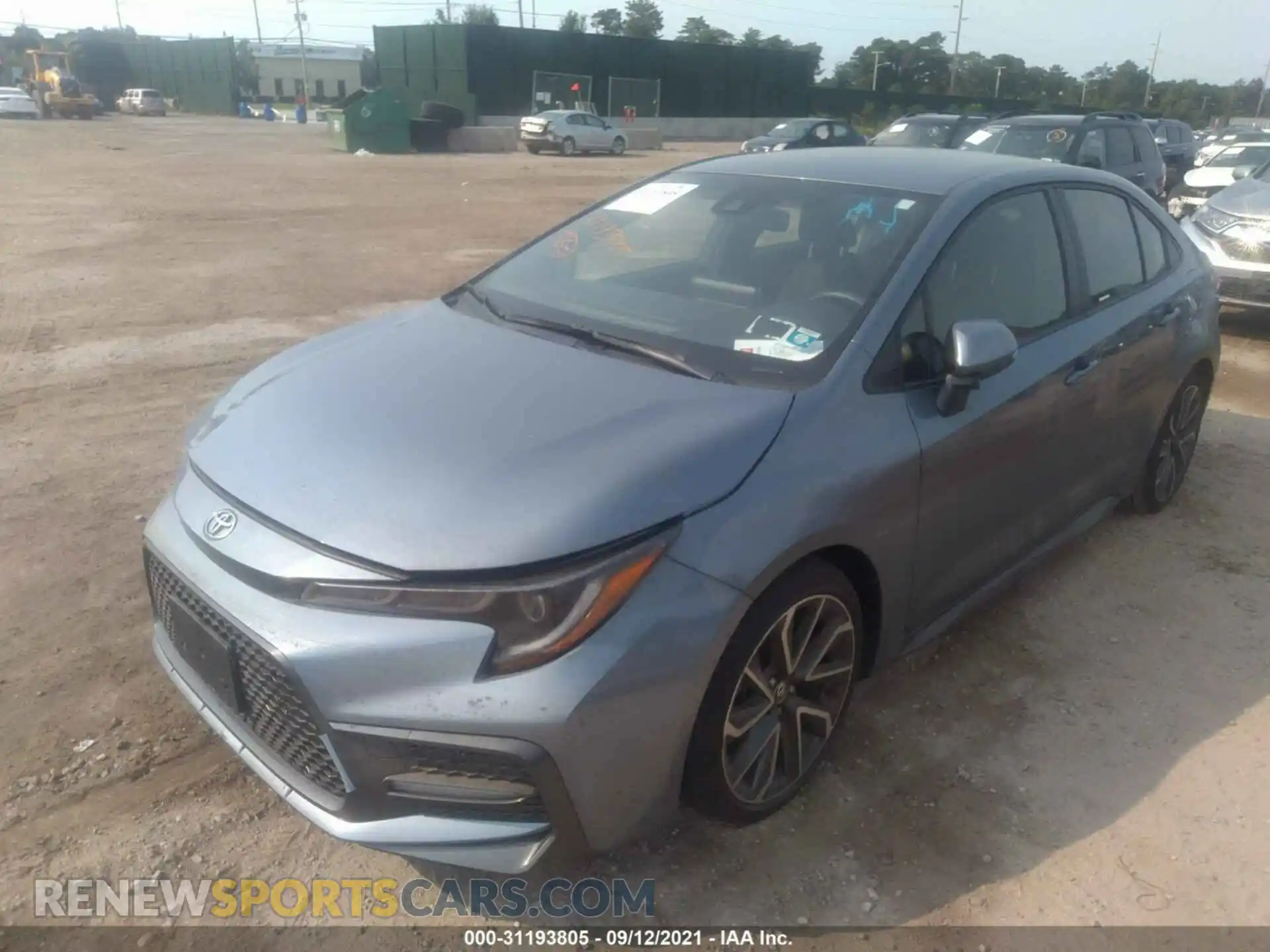 2 Photograph of a damaged car JTDS4MCE5MJ061517 TOYOTA COROLLA 2021