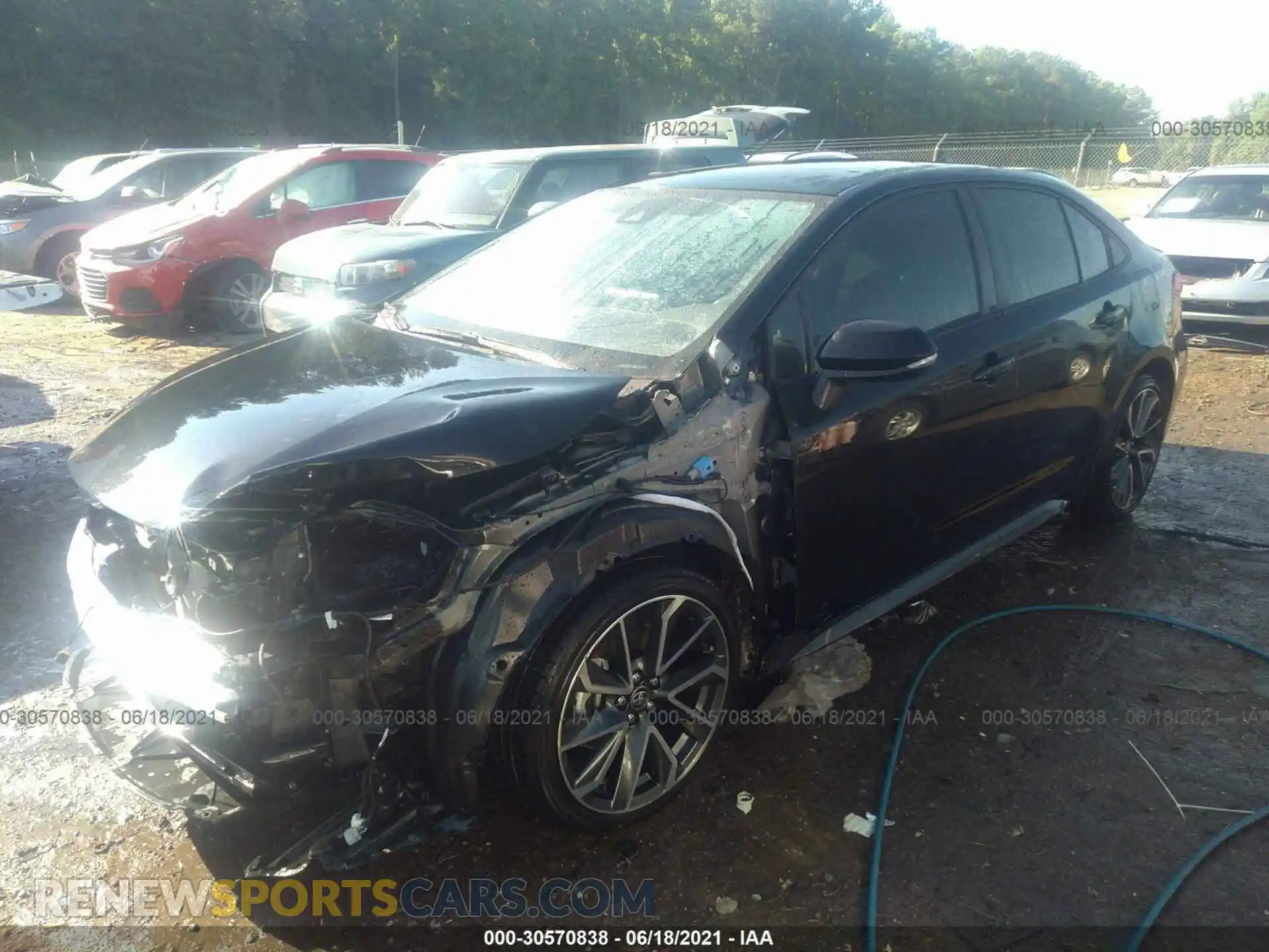 2 Photograph of a damaged car JTDS4MCE5MJ062067 TOYOTA COROLLA 2021