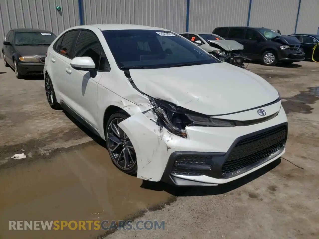 1 Photograph of a damaged car JTDS4MCE5MJ062408 TOYOTA COROLLA 2021