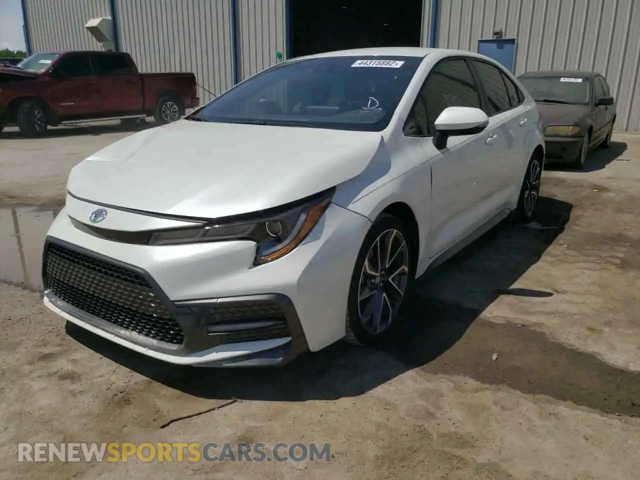 2 Photograph of a damaged car JTDS4MCE5MJ062408 TOYOTA COROLLA 2021