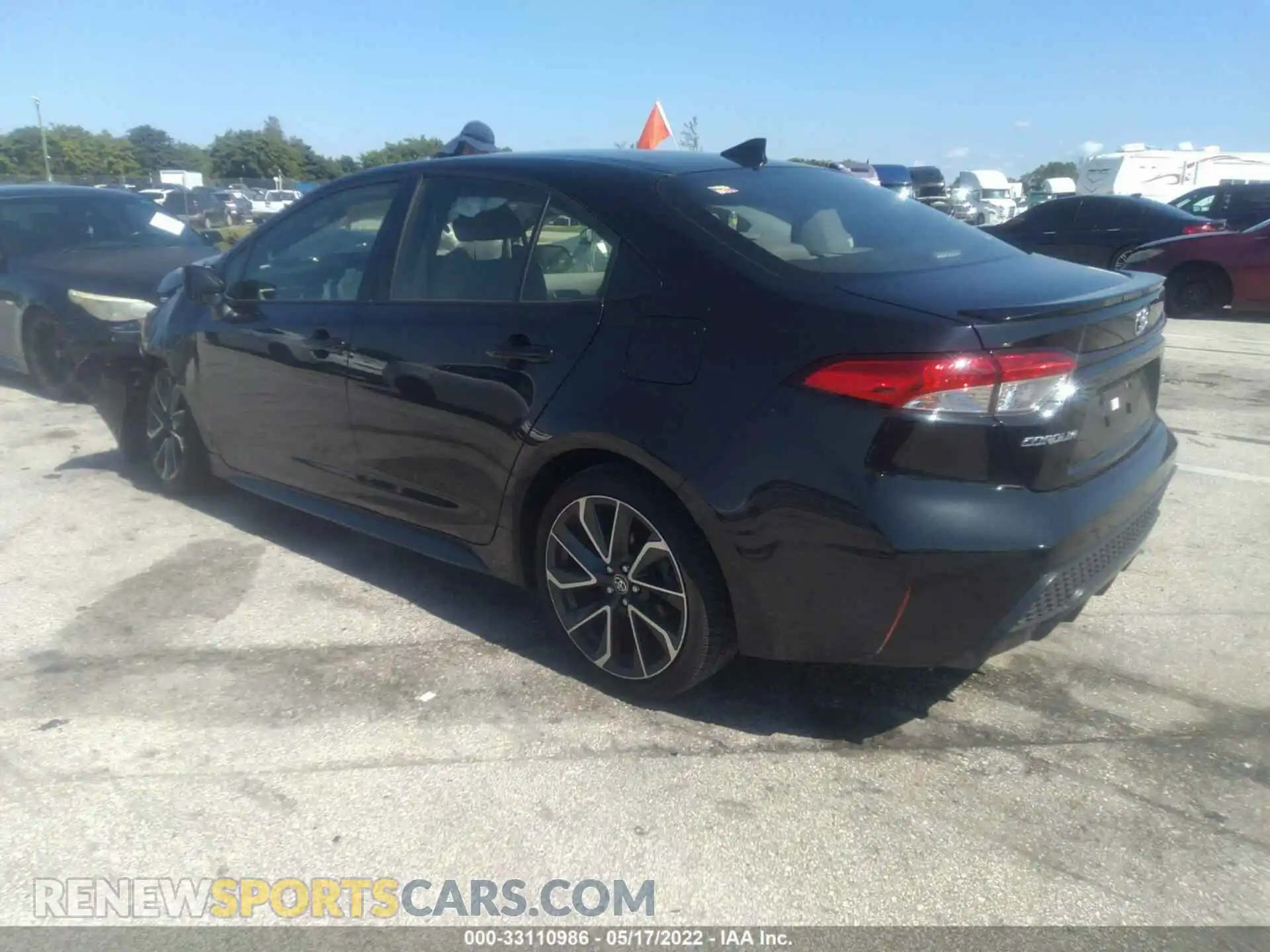 3 Photograph of a damaged car JTDS4MCE5MJ065180 TOYOTA COROLLA 2021