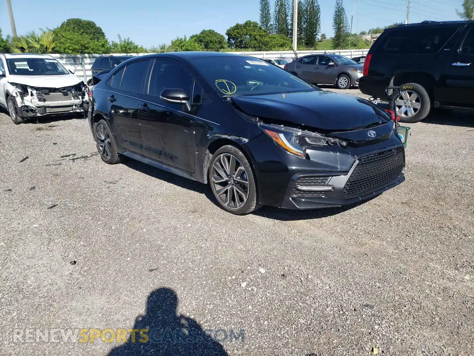 1 Photograph of a damaged car JTDS4MCE5MJ073120 TOYOTA COROLLA 2021
