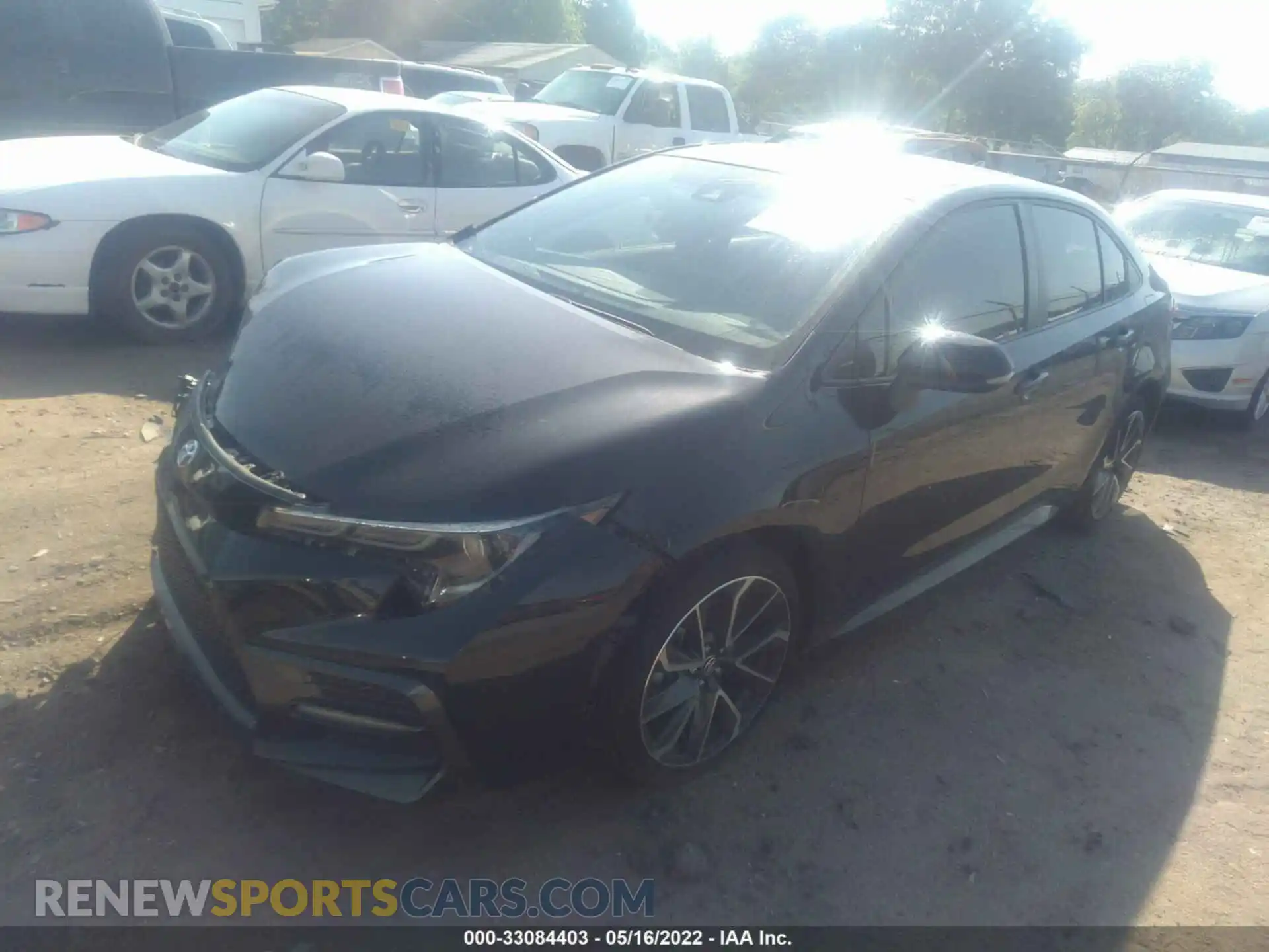 2 Photograph of a damaged car JTDS4MCE5MJ075014 TOYOTA COROLLA 2021