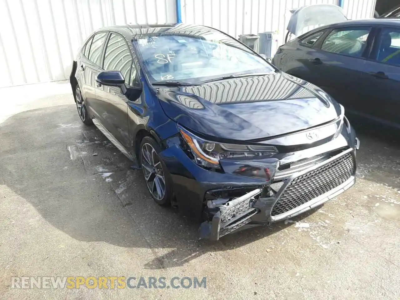 1 Photograph of a damaged car JTDS4MCE5MJ075904 TOYOTA COROLLA 2021