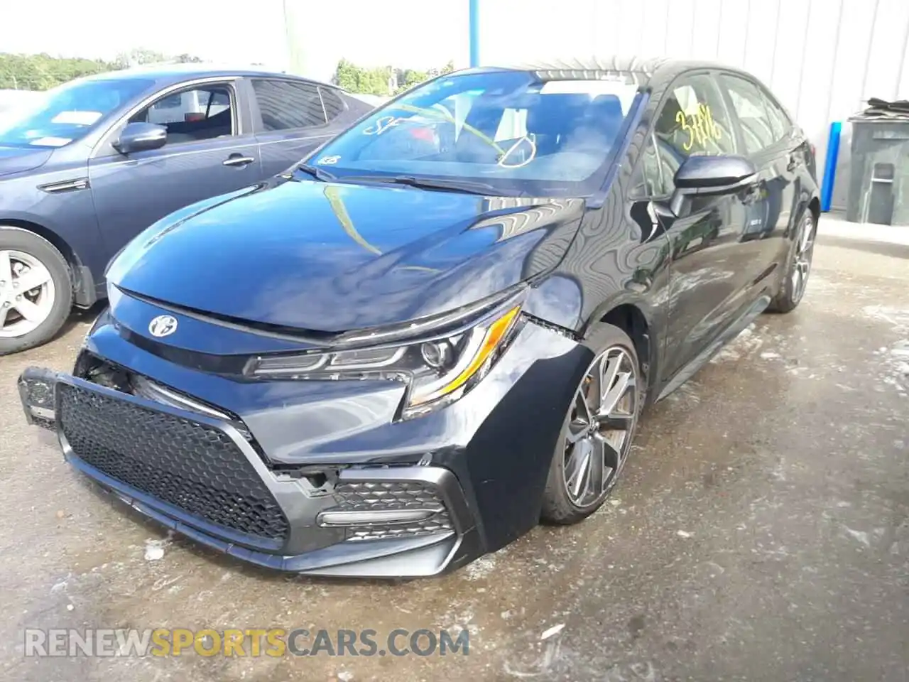 2 Photograph of a damaged car JTDS4MCE5MJ075904 TOYOTA COROLLA 2021