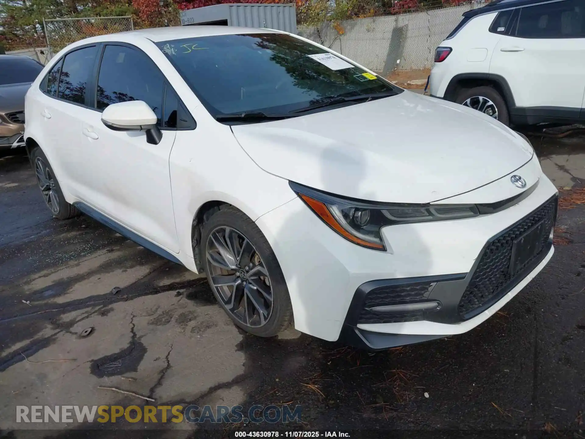 1 Photograph of a damaged car JTDS4MCE5MJ075983 TOYOTA COROLLA 2021