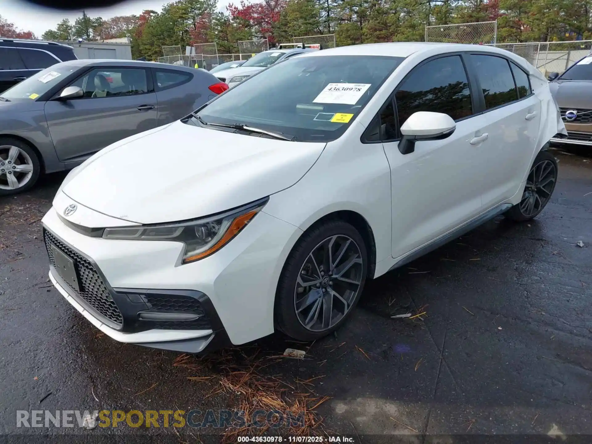2 Photograph of a damaged car JTDS4MCE5MJ075983 TOYOTA COROLLA 2021