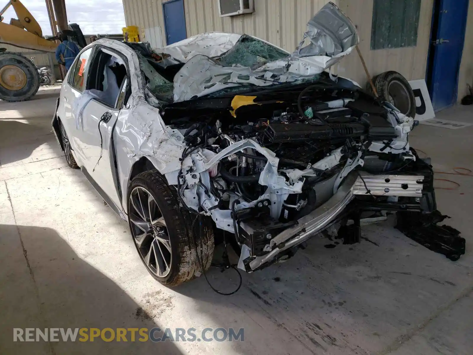 1 Photograph of a damaged car JTDS4MCE5MJ080858 TOYOTA COROLLA 2021