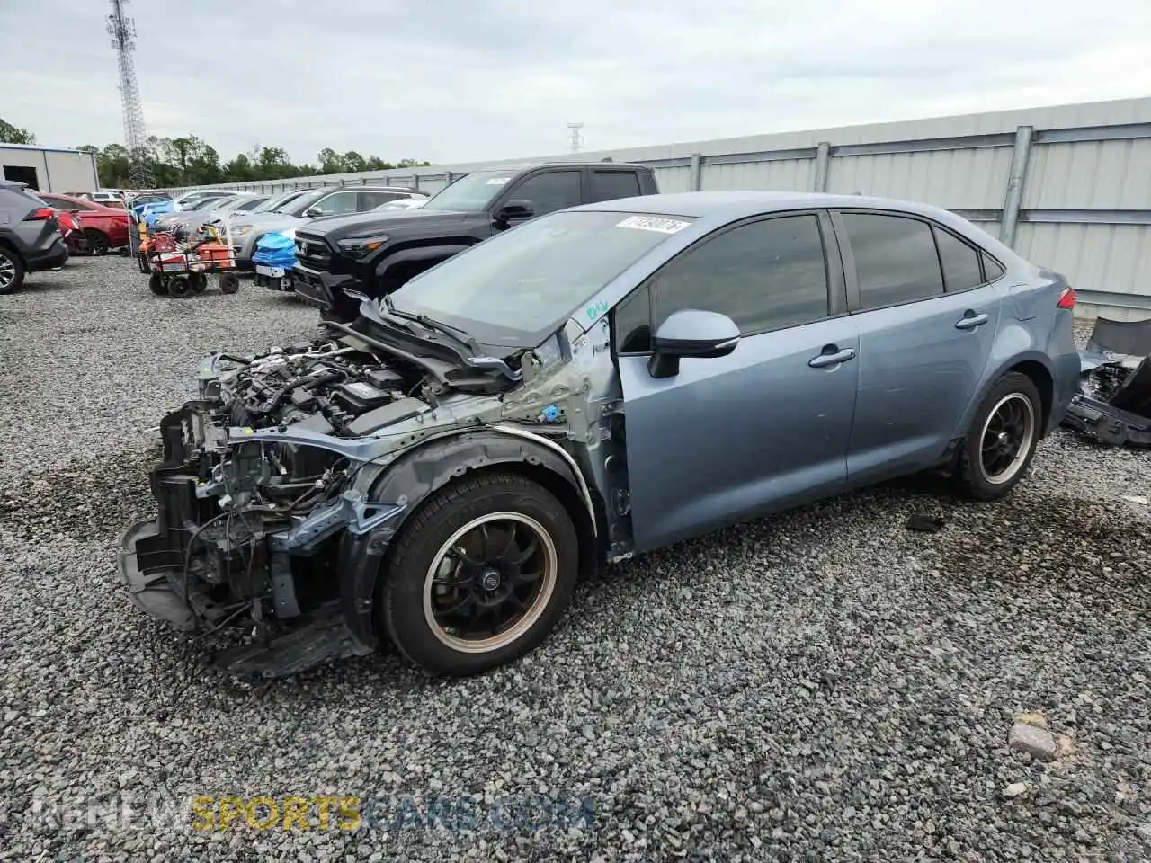 1 Photograph of a damaged car JTDS4MCE6MJ056178 TOYOTA COROLLA 2021