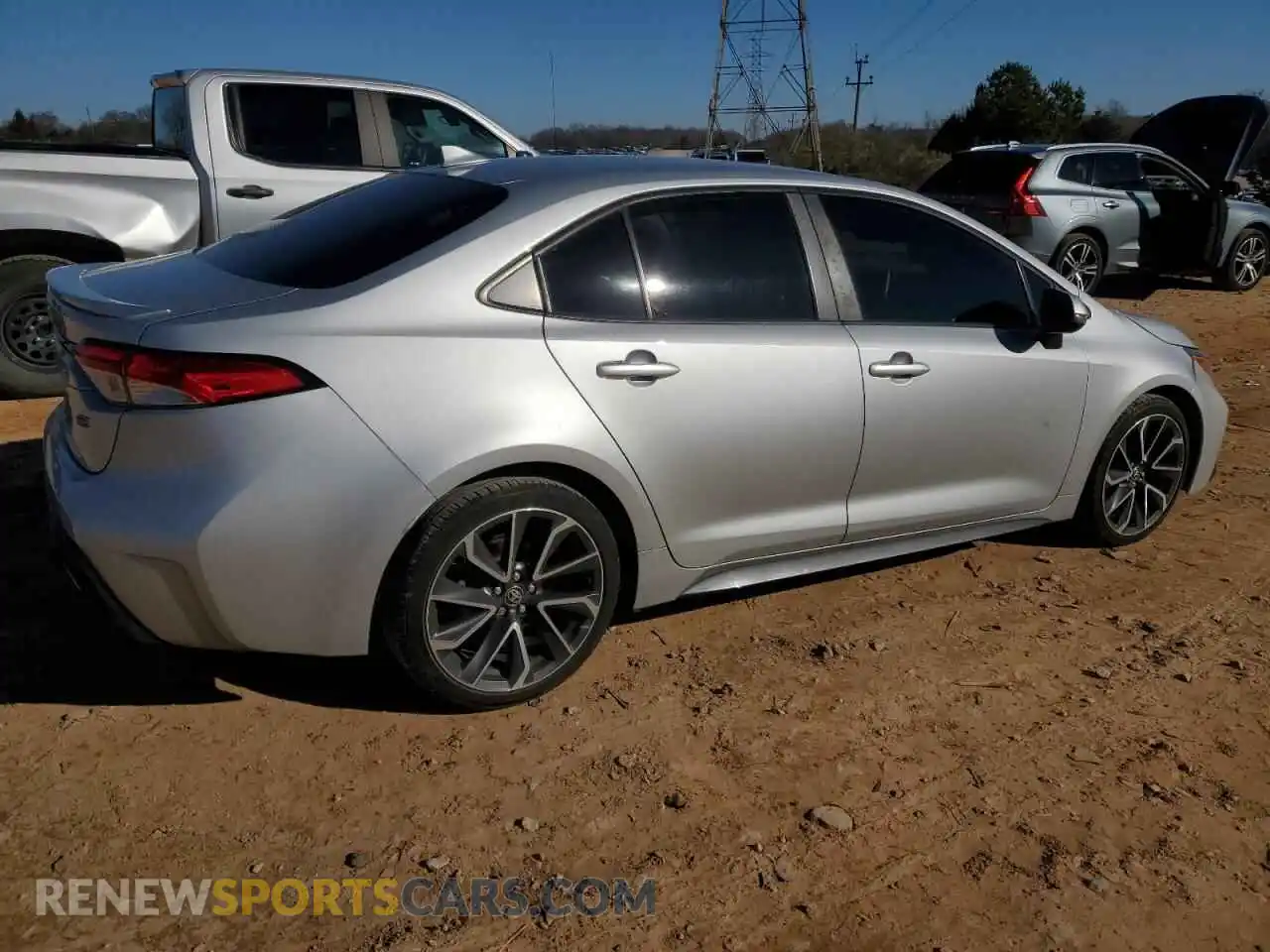 3 Фотография поврежденного автомобиля JTDS4MCE6MJ056875 TOYOTA COROLLA 2021