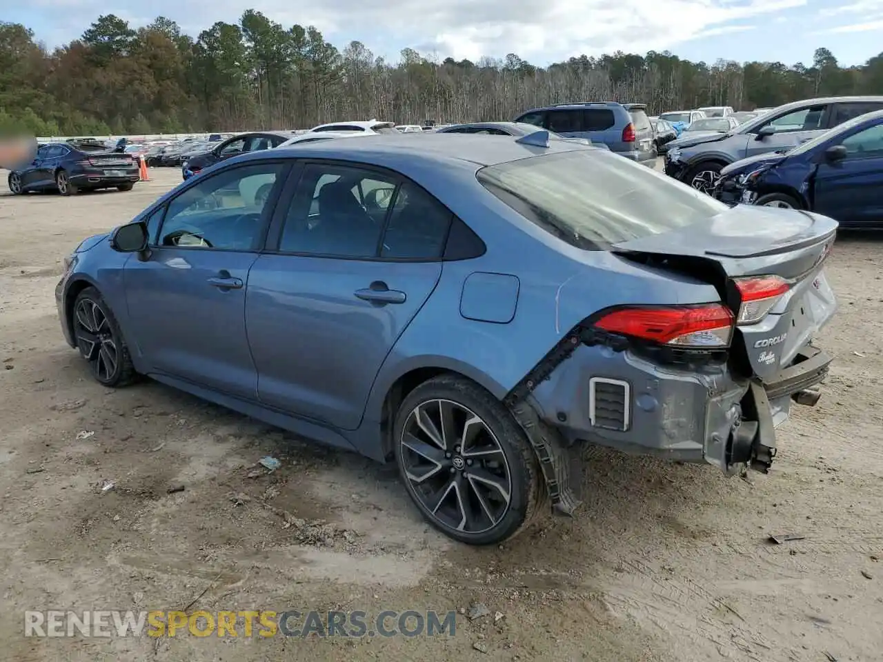 2 Photograph of a damaged car JTDS4MCE6MJ057413 TOYOTA COROLLA 2021