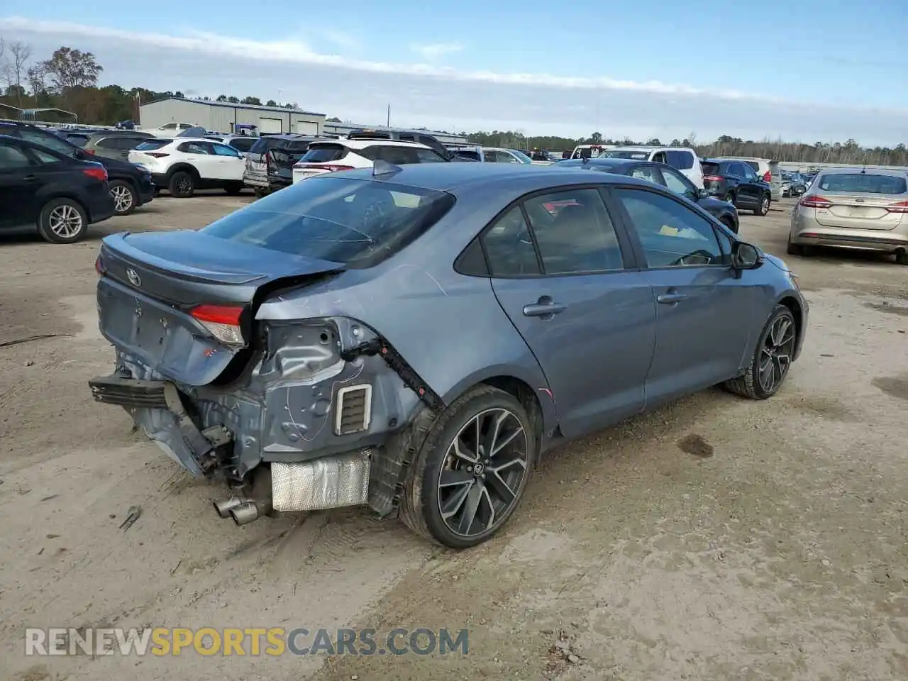 3 Photograph of a damaged car JTDS4MCE6MJ057413 TOYOTA COROLLA 2021