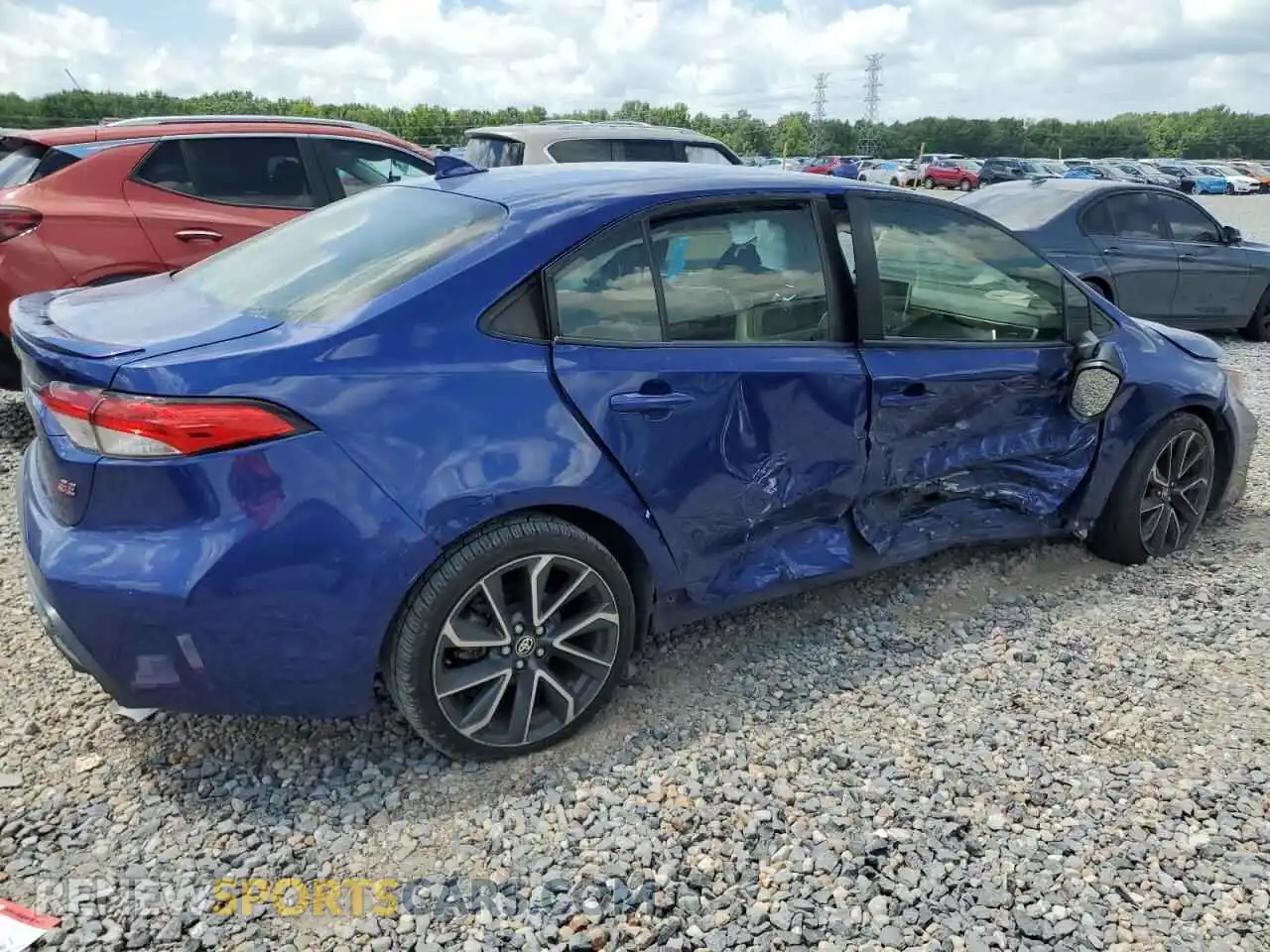 3 Фотография поврежденного автомобиля JTDS4MCE6MJ059338 TOYOTA COROLLA 2021