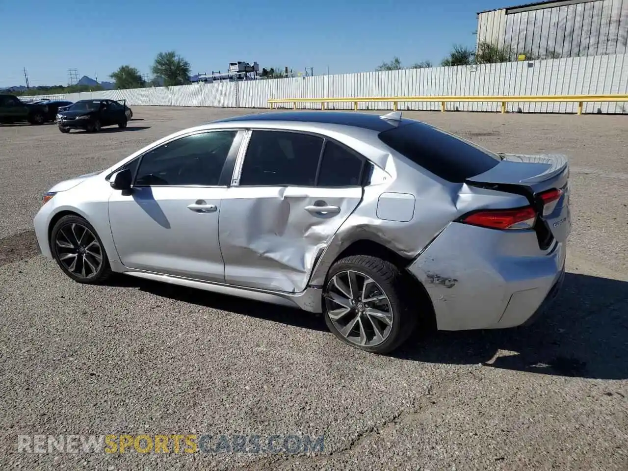2 Фотография поврежденного автомобиля JTDS4MCE6MJ063969 TOYOTA COROLLA 2021