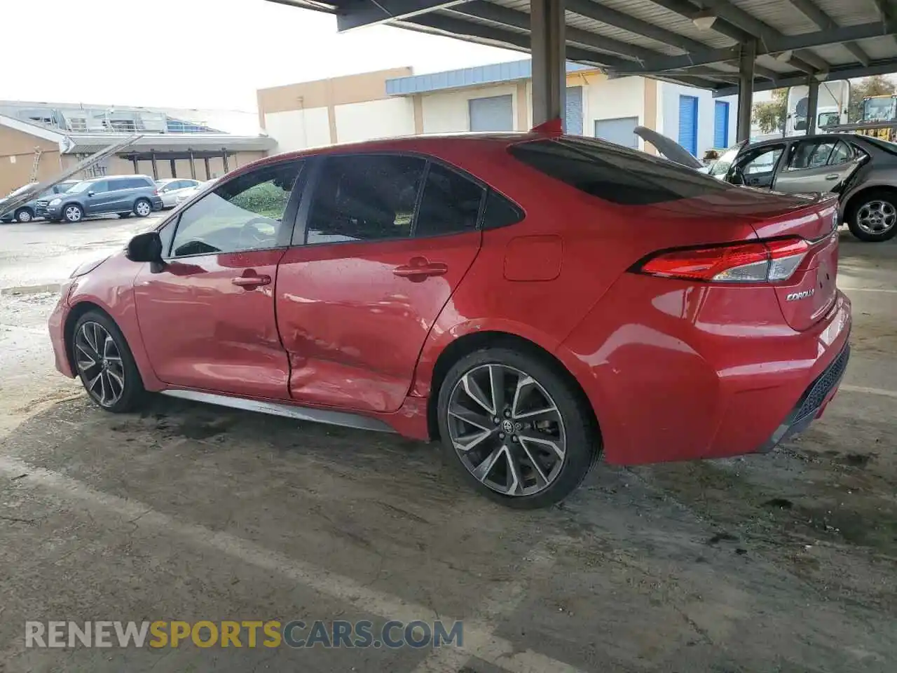 2 Photograph of a damaged car JTDS4MCE6MJ064023 TOYOTA COROLLA 2021