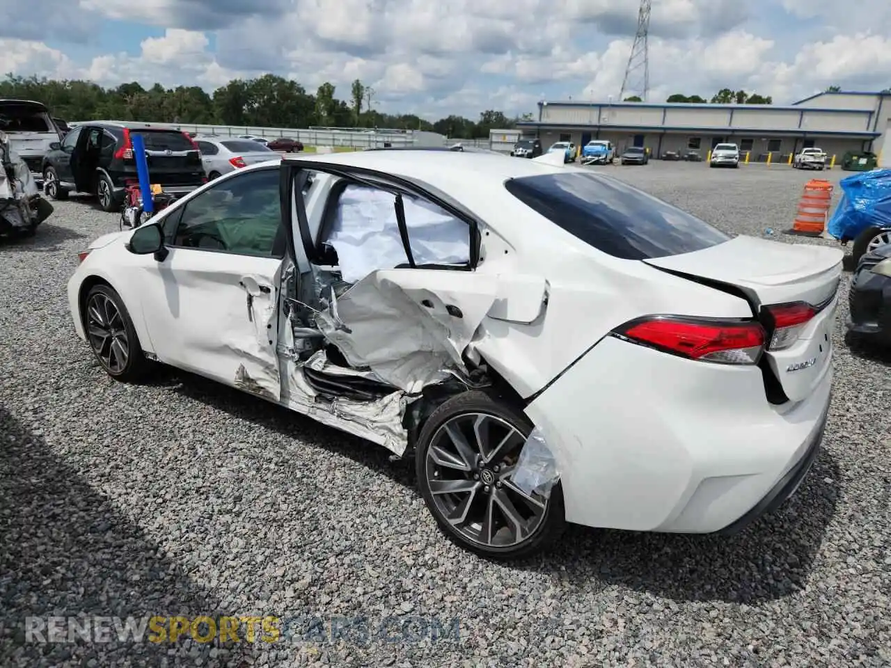 2 Photograph of a damaged car JTDS4MCE6MJ066483 TOYOTA COROLLA 2021