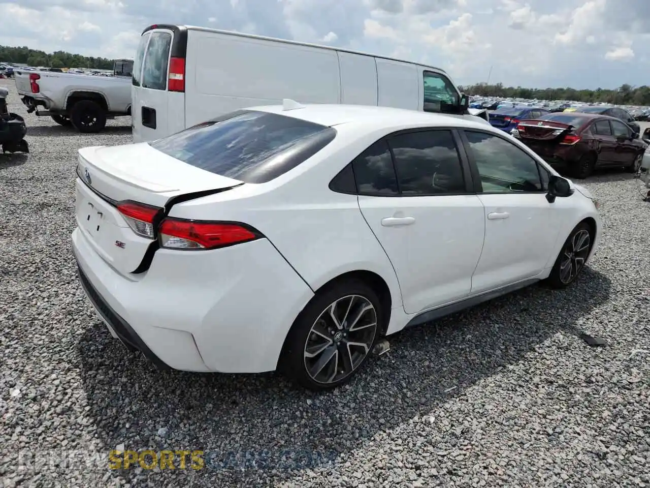 3 Photograph of a damaged car JTDS4MCE6MJ066483 TOYOTA COROLLA 2021