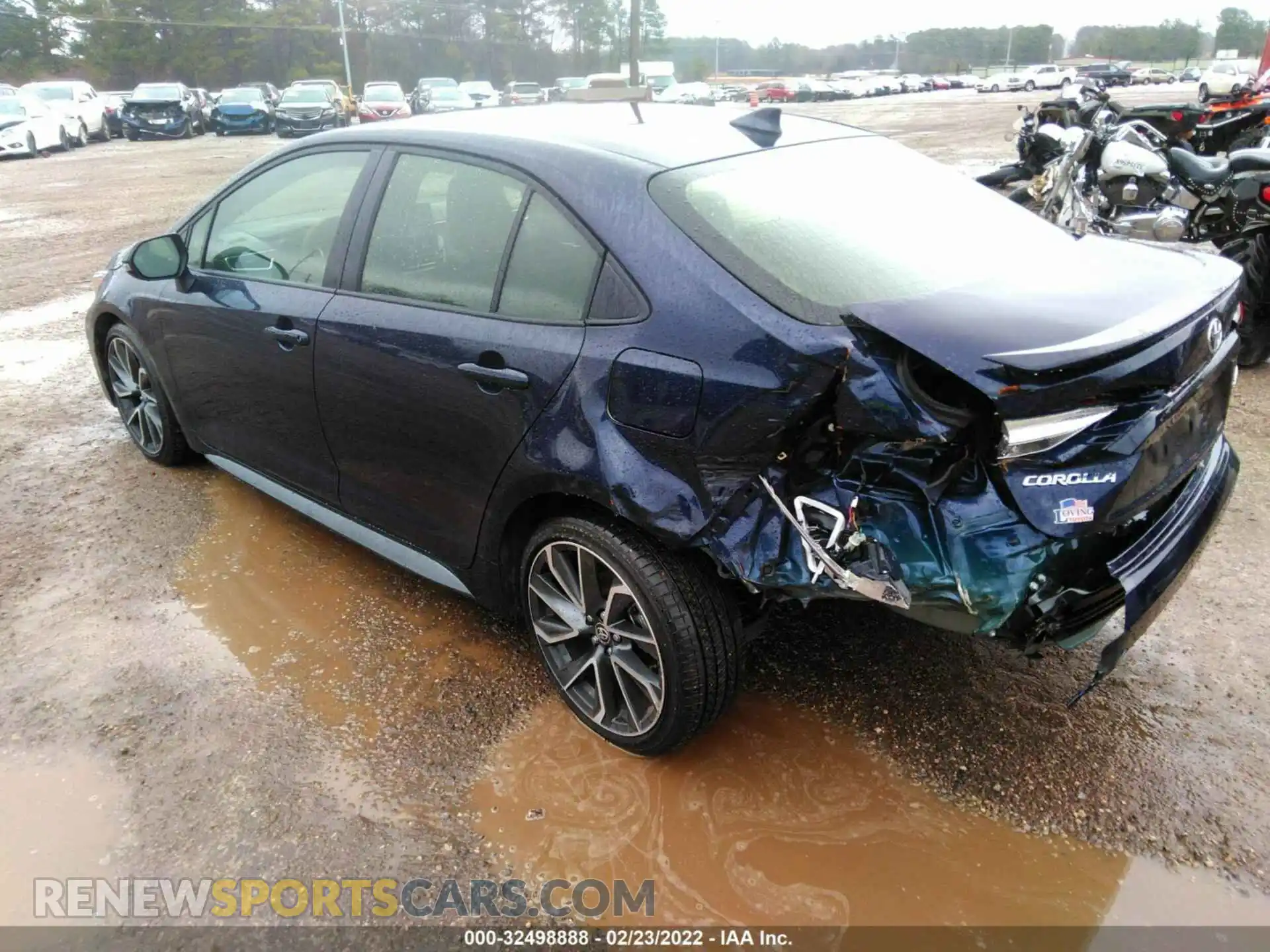 3 Photograph of a damaged car JTDS4MCE6MJ069688 TOYOTA COROLLA 2021