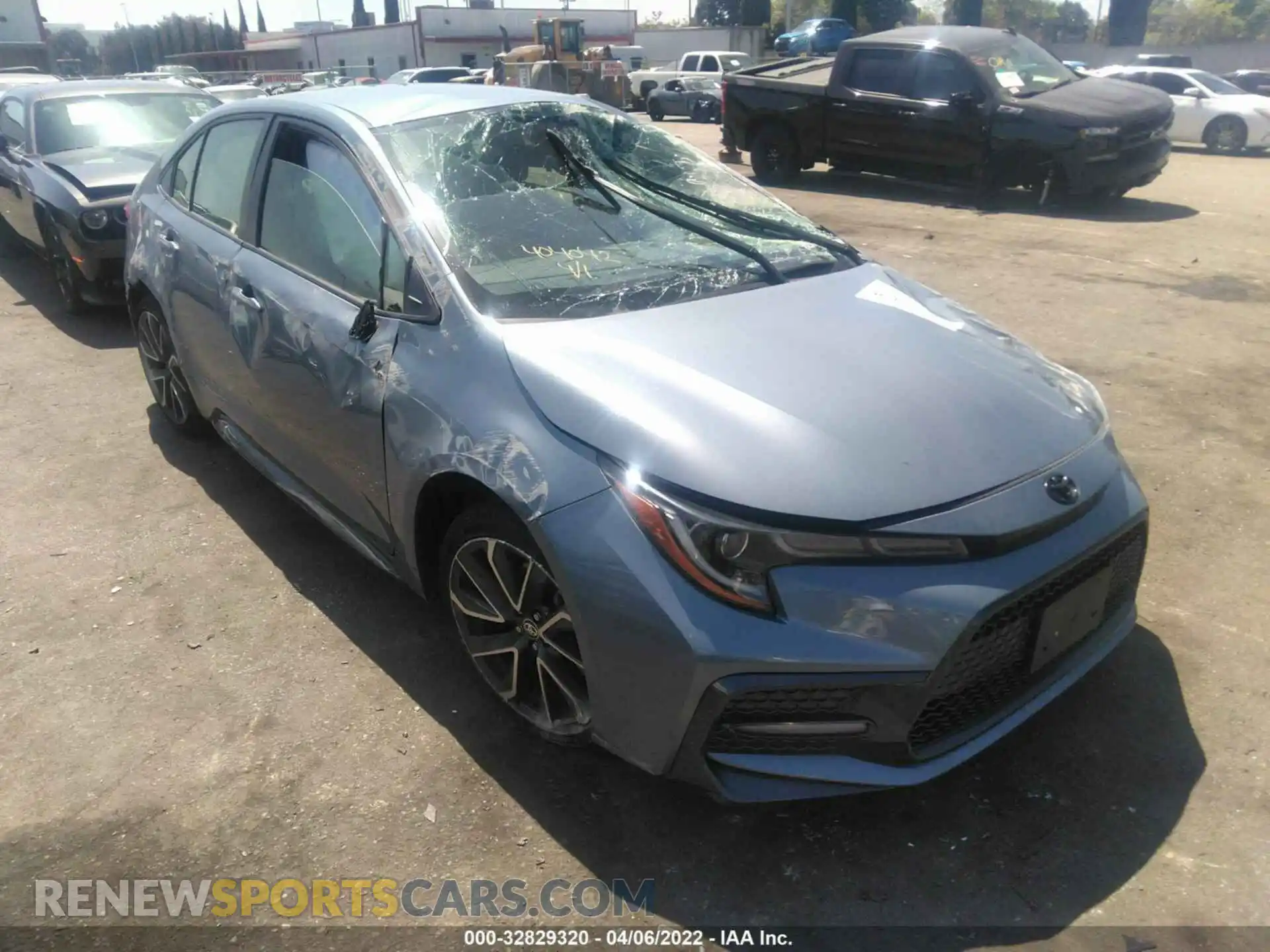 1 fotografías del automóvil dañado JTDS4MCE6MJ071103 TOYOTA COROLLA 2021