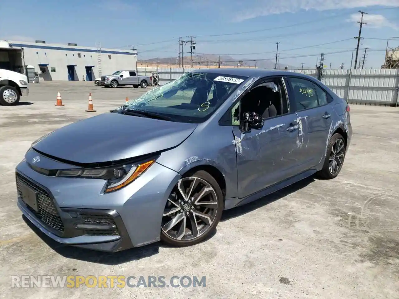 2 Photograph of a damaged car JTDS4MCE6MJ072770 TOYOTA COROLLA 2021