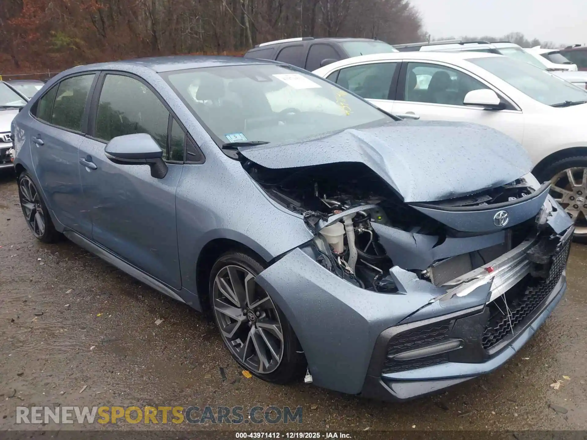 1 Photograph of a damaged car JTDS4MCE6MJ074244 TOYOTA COROLLA 2021