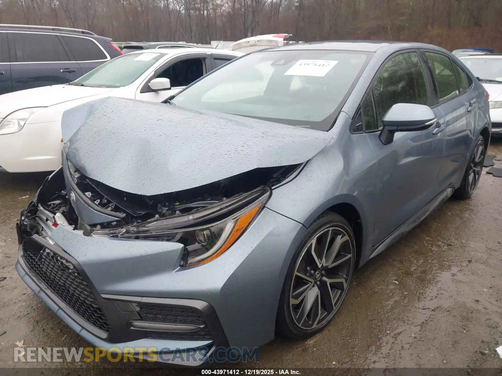 2 Photograph of a damaged car JTDS4MCE6MJ074244 TOYOTA COROLLA 2021