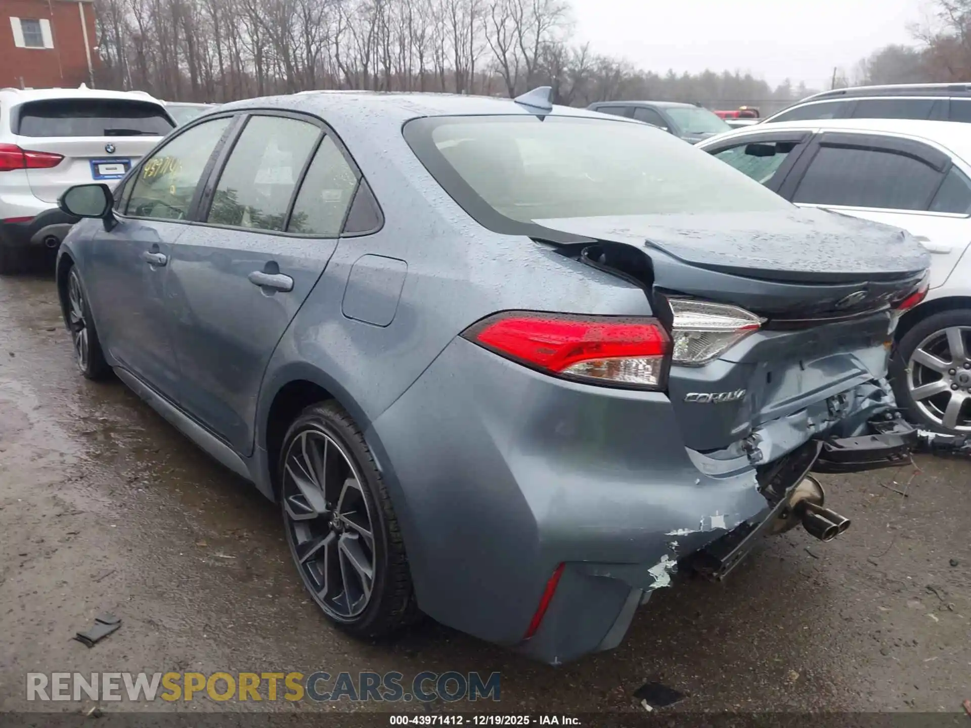 3 Photograph of a damaged car JTDS4MCE6MJ074244 TOYOTA COROLLA 2021