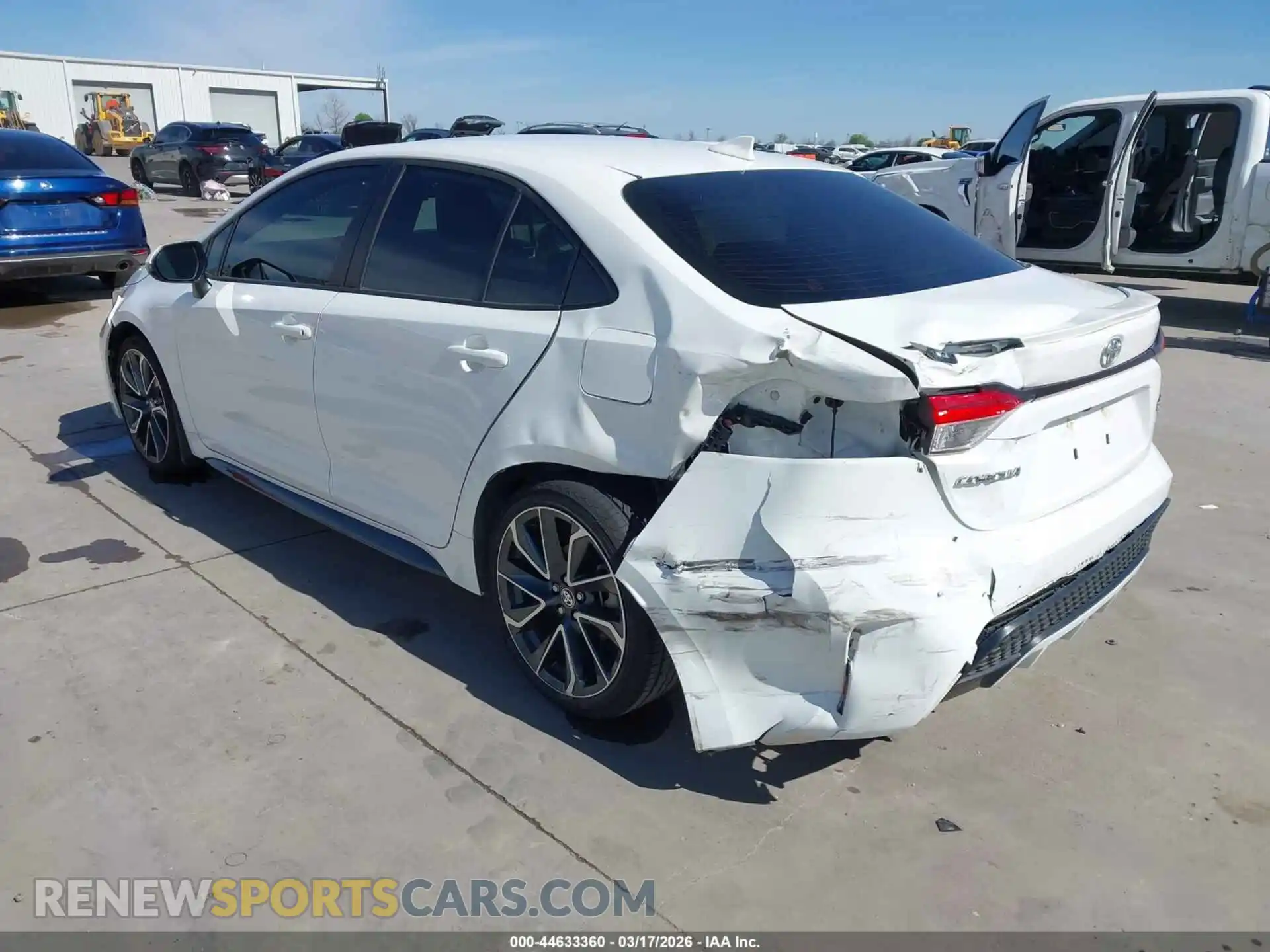 3 Photograph of a damaged car JTDS4MCE7MJ055752 TOYOTA COROLLA 2021