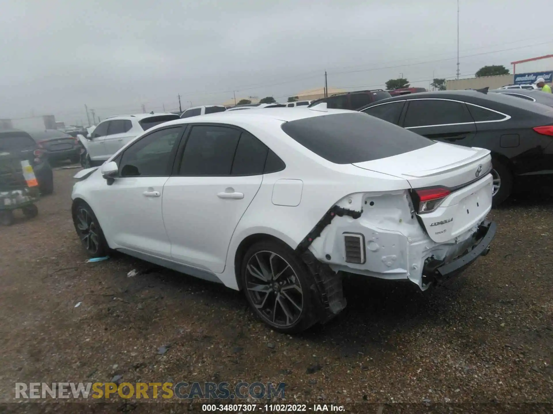 3 Photograph of a damaged car JTDS4MCE7MJ055816 TOYOTA COROLLA 2021