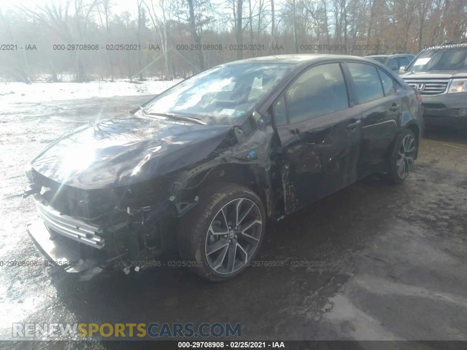 2 Photograph of a damaged car JTDS4MCE7MJ057761 TOYOTA COROLLA 2021