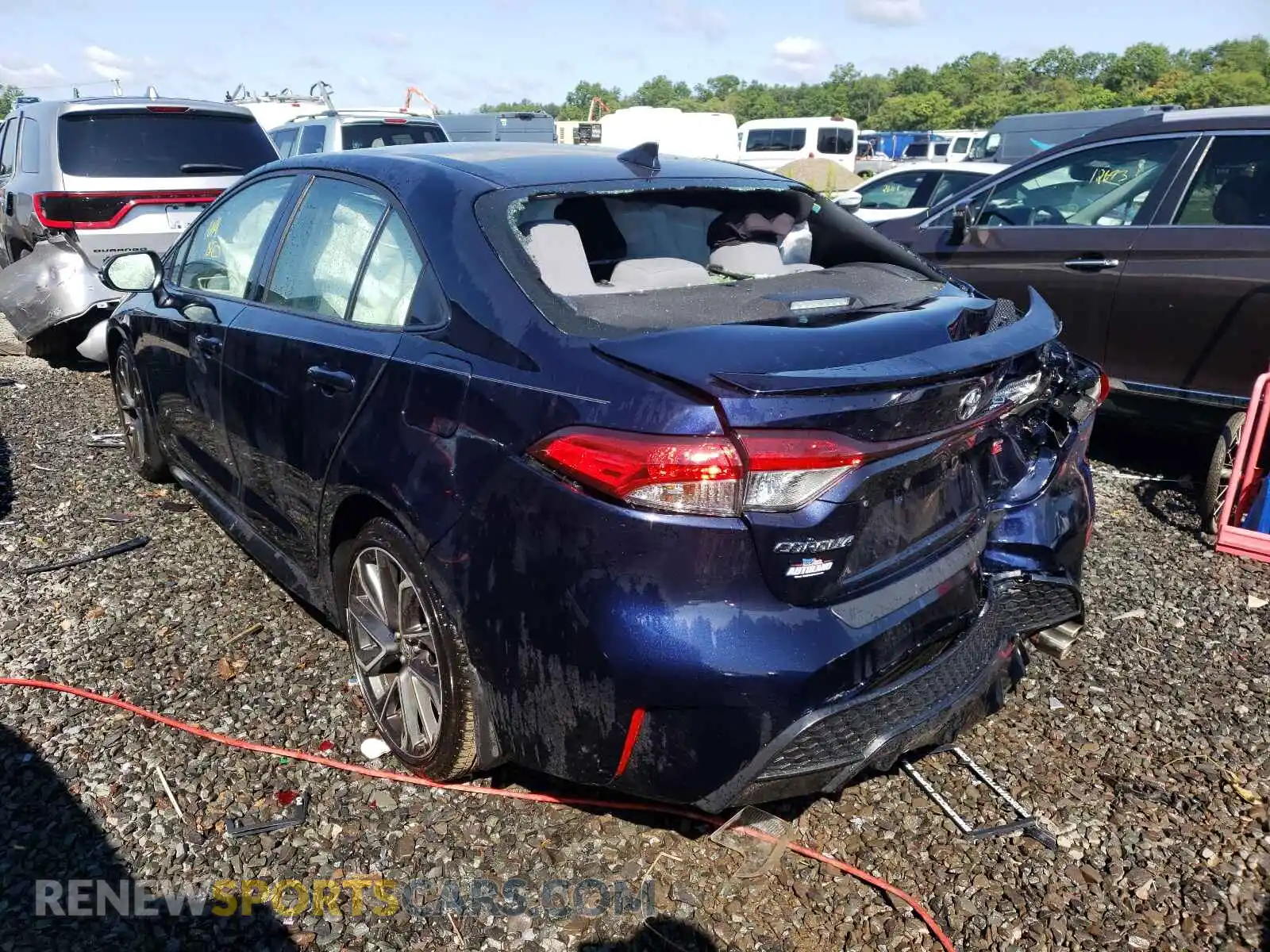 3 Photograph of a damaged car JTDS4MCE7MJ058666 TOYOTA COROLLA 2021