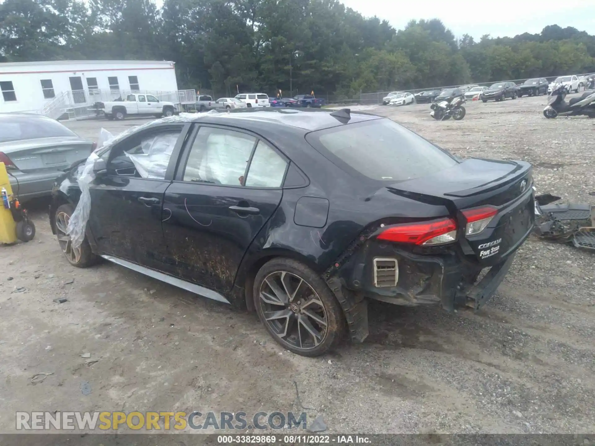 3 Photograph of a damaged car JTDS4MCE7MJ059316 TOYOTA COROLLA 2021