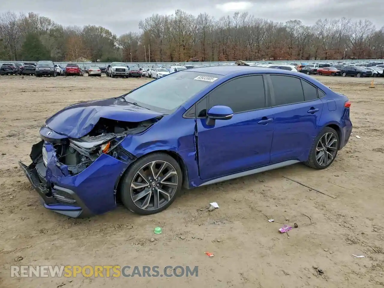 1 fotografías del automóvil dañado JTDS4MCE7MJ059347 TOYOTA COROLLA 2021