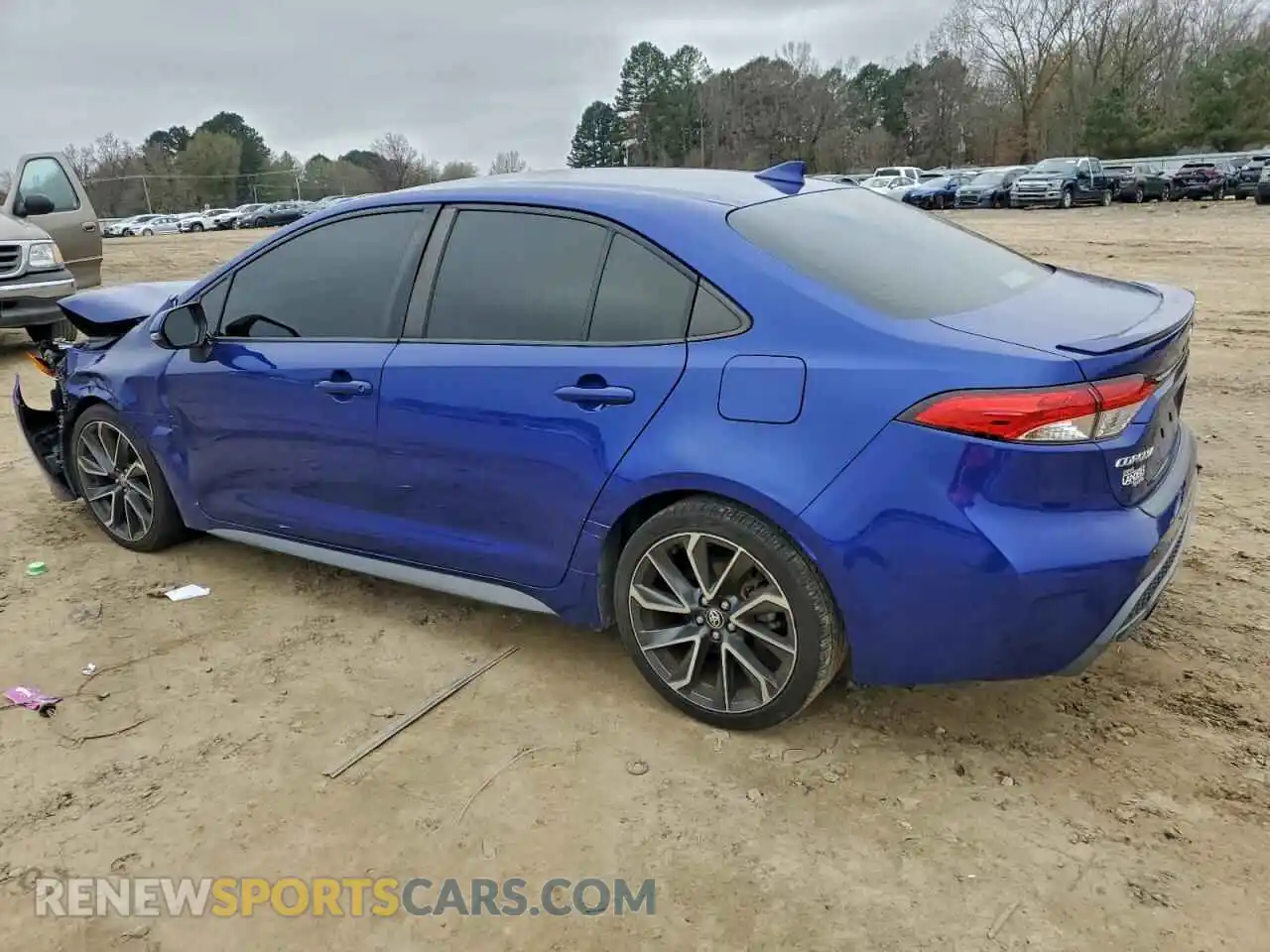 2 fotografías del automóvil dañado JTDS4MCE7MJ059347 TOYOTA COROLLA 2021