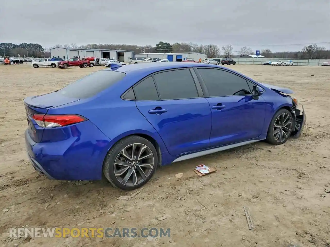 3 fotografías del automóvil dañado JTDS4MCE7MJ059347 TOYOTA COROLLA 2021