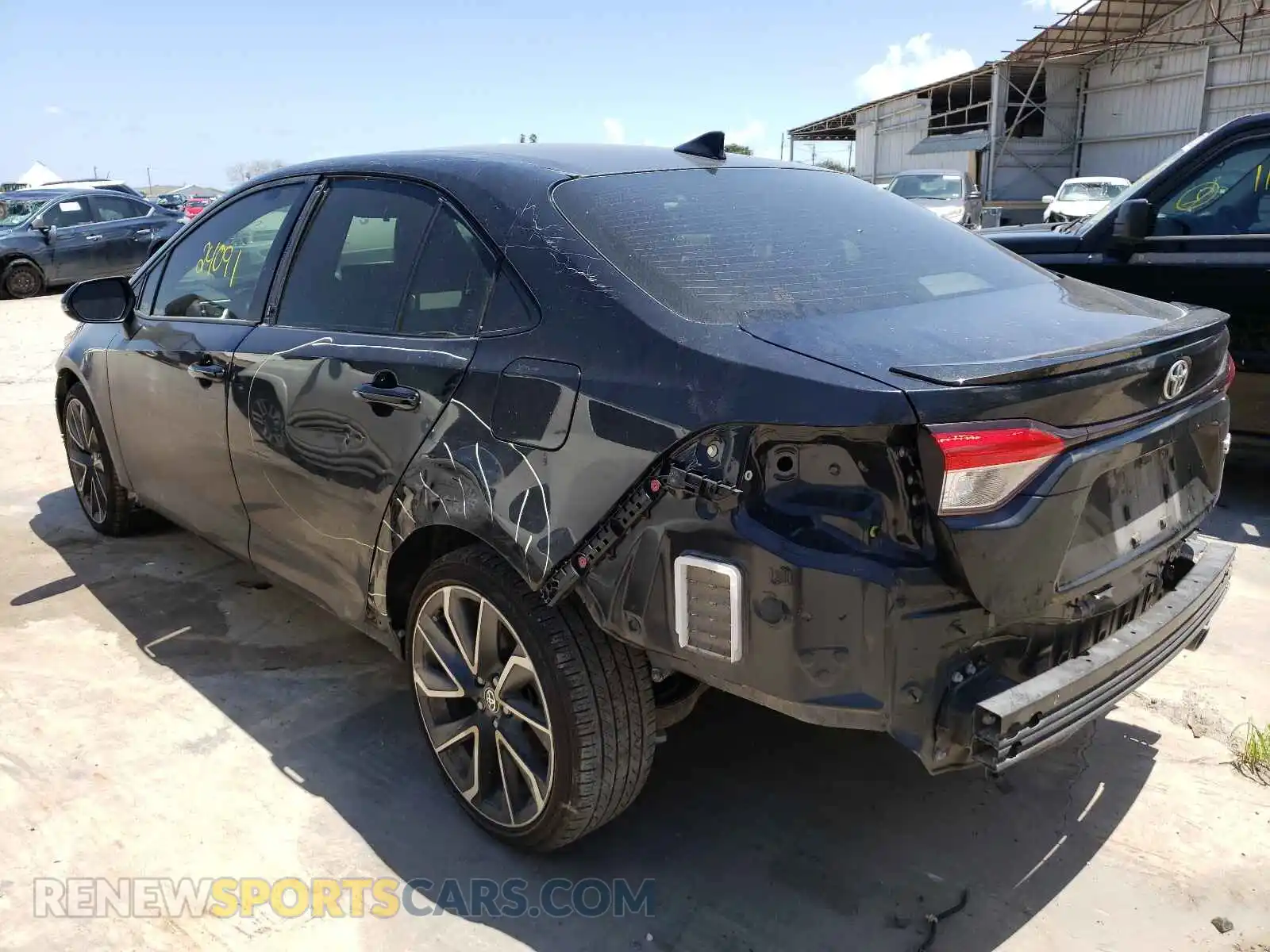 3 Photograph of a damaged car JTDS4MCE7MJ062491 TOYOTA COROLLA 2021