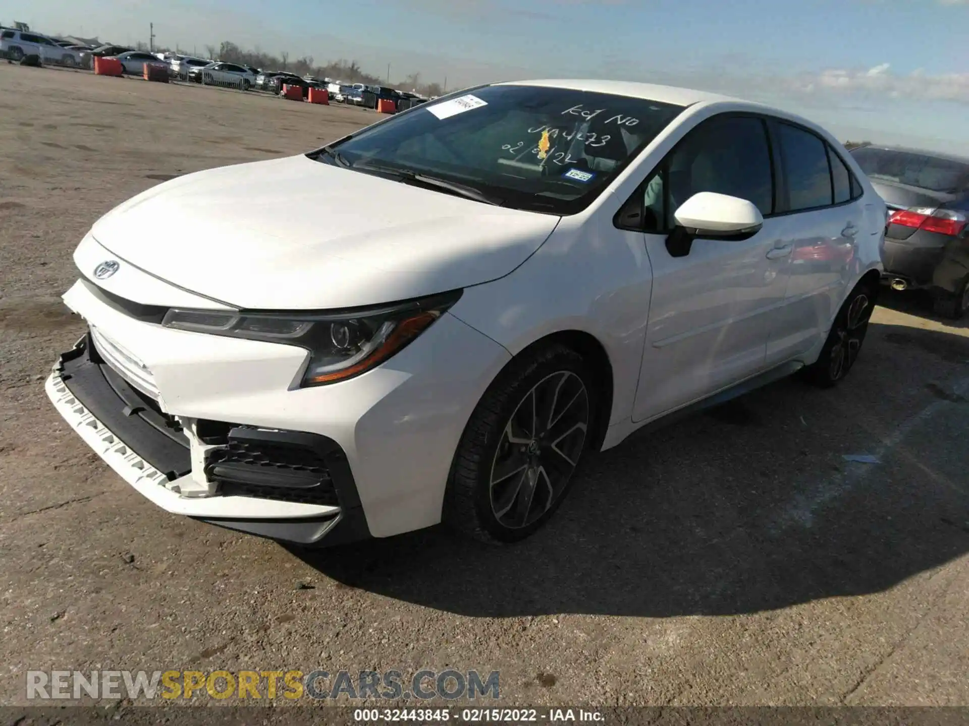 2 Photograph of a damaged car JTDS4MCE7MJ064273 TOYOTA COROLLA 2021