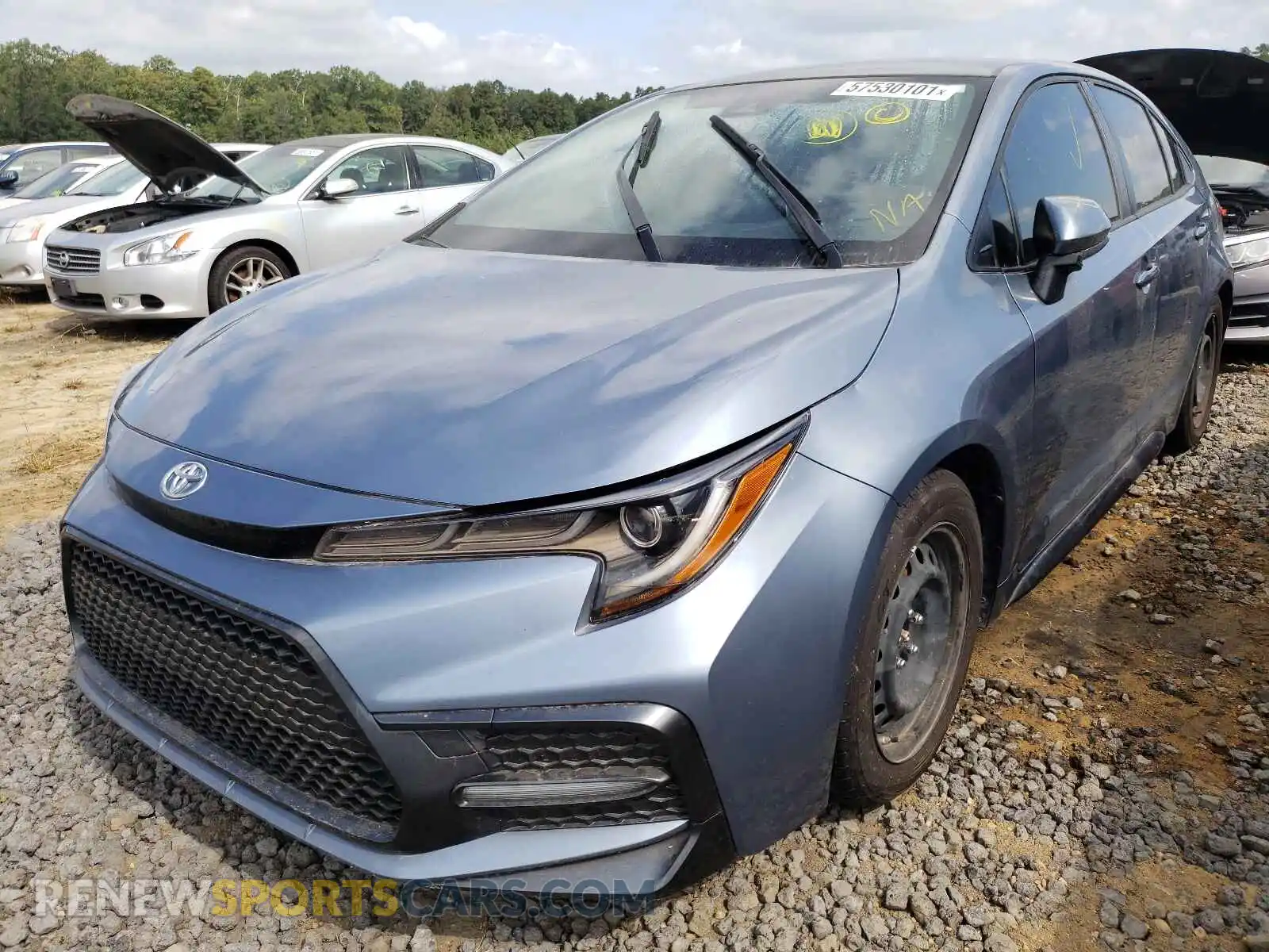 2 Photograph of a damaged car JTDS4MCE7MJ065164 TOYOTA COROLLA 2021