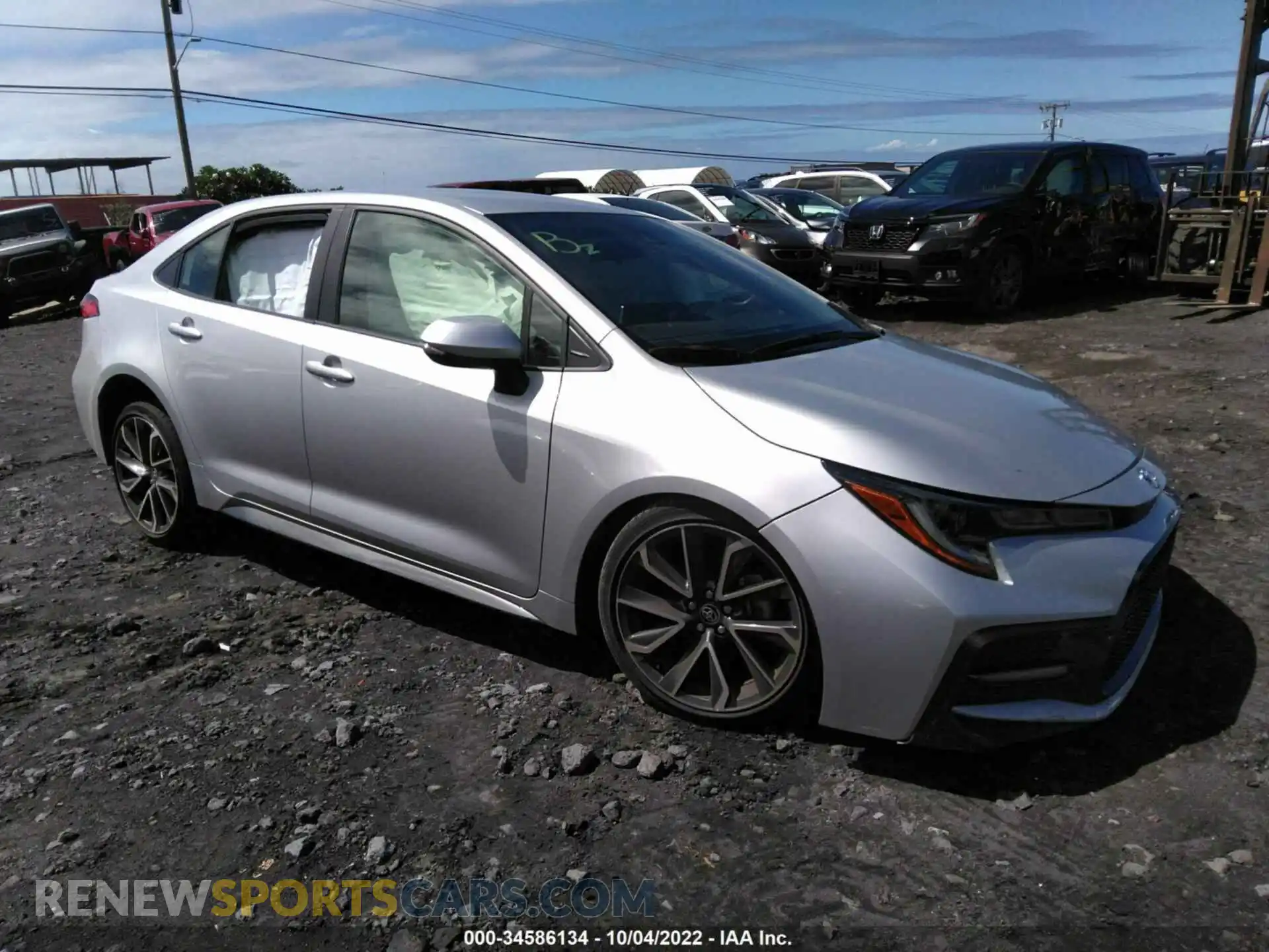 1 fotografías del automóvil dañado JTDS4MCE7MJ073460 TOYOTA COROLLA 2021