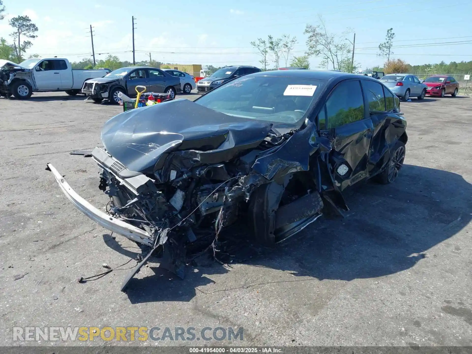 2 Photograph of a damaged car JTDS4MCE7MJ077928 TOYOTA COROLLA 2021
