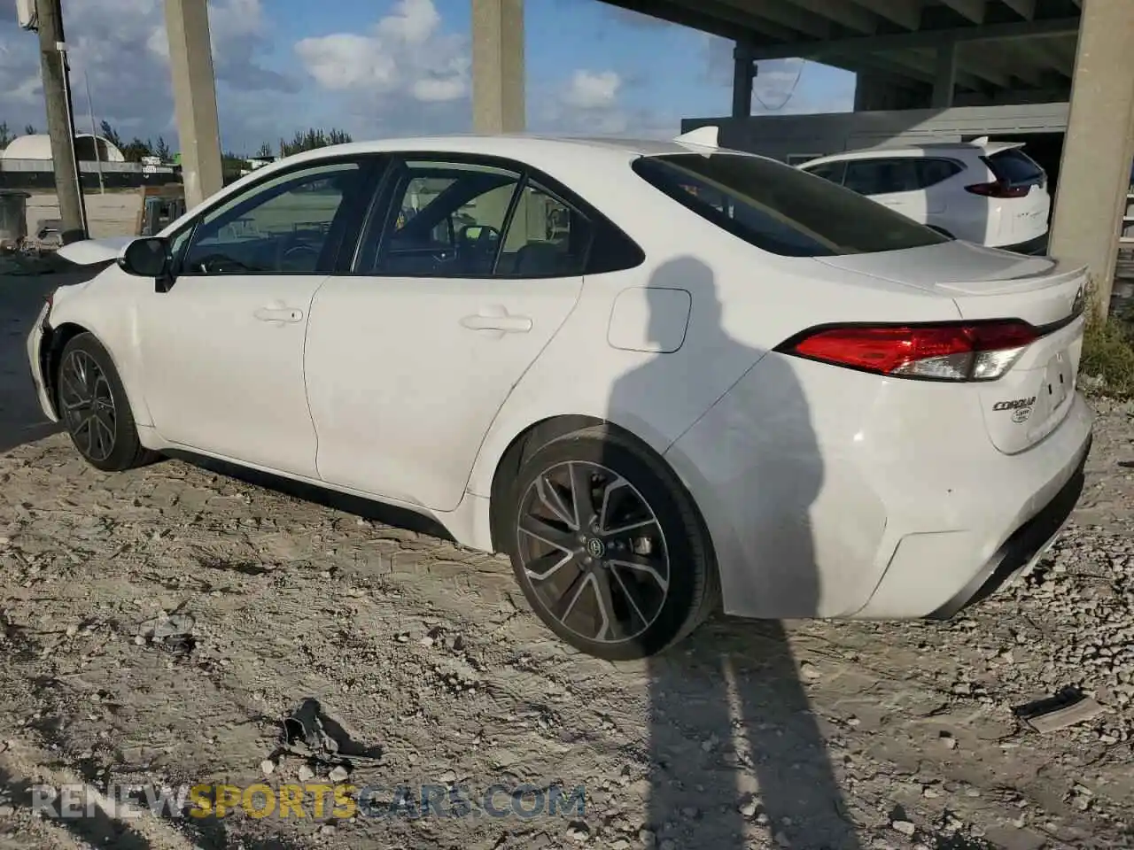 2 Photograph of a damaged car JTDS4MCE7MJ080151 TOYOTA COROLLA 2021
