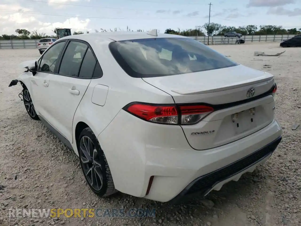 3 Фотография поврежденного автомобиля JTDS4MCE7MJ080697 TOYOTA COROLLA 2021
