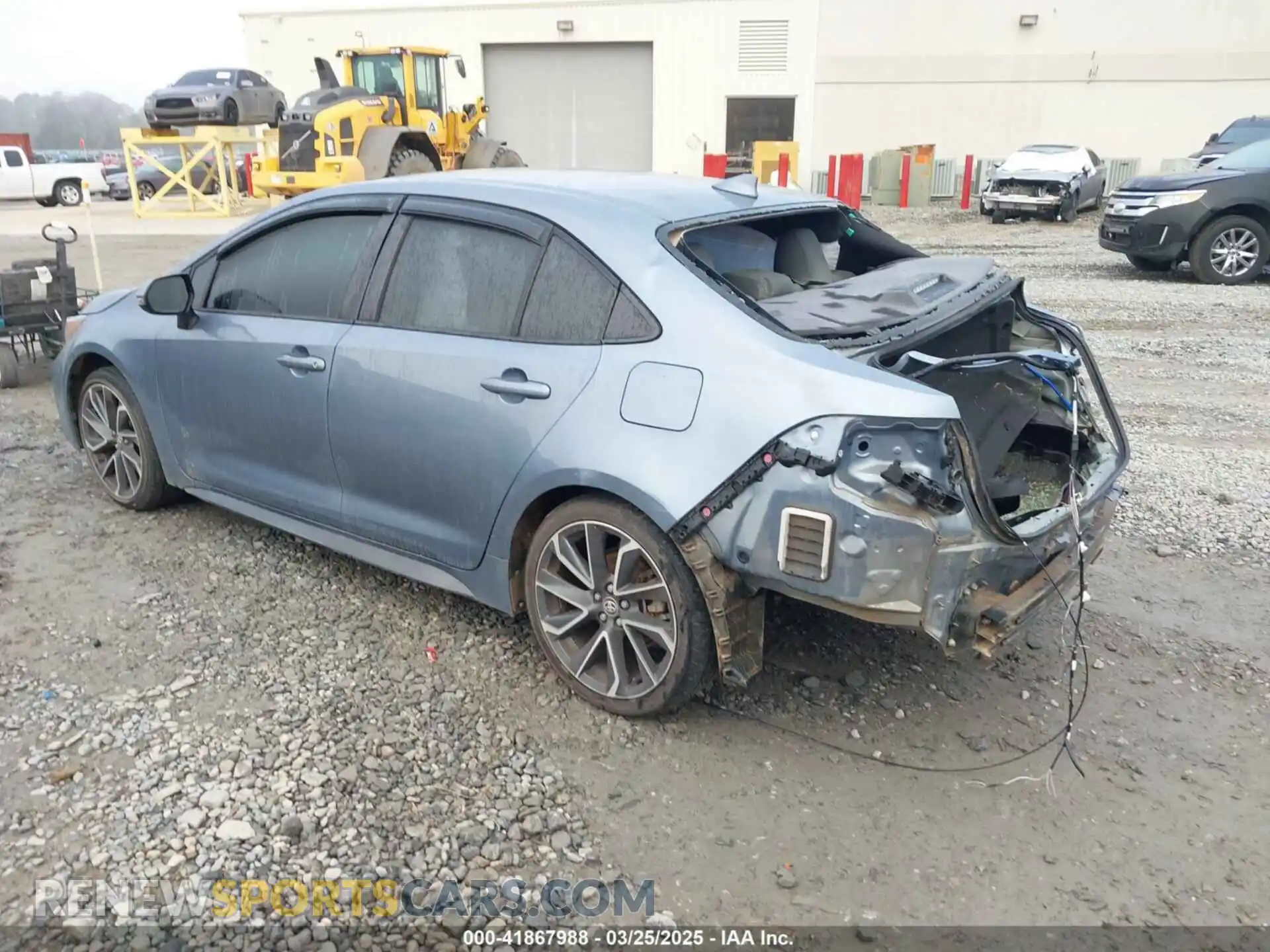 3 fotografías del automóvil dañado JTDS4MCE8MJ057851 TOYOTA COROLLA 2021