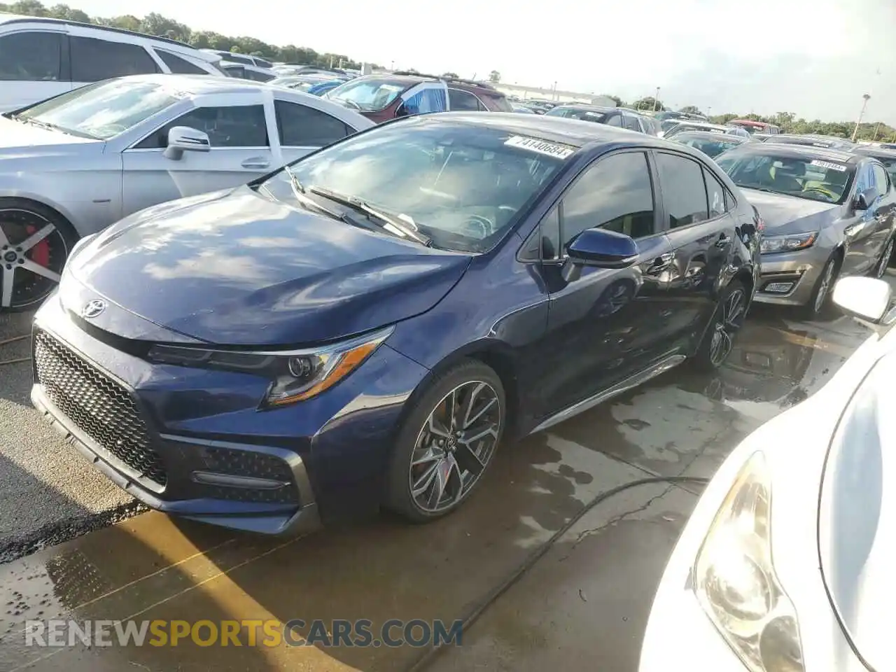 1 Photograph of a damaged car JTDS4MCE8MJ058739 TOYOTA COROLLA 2021