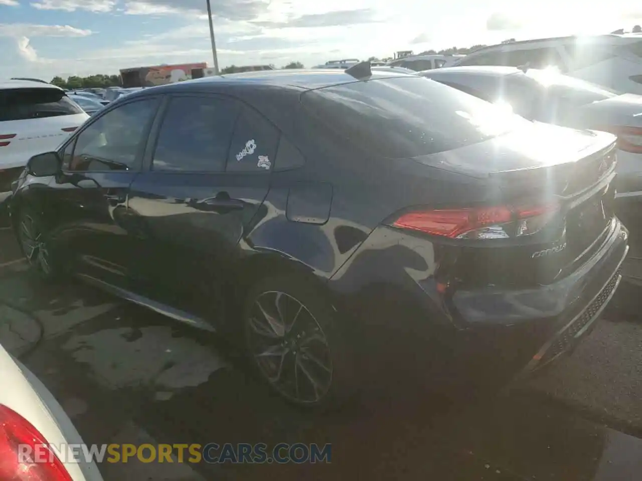 2 Photograph of a damaged car JTDS4MCE8MJ058739 TOYOTA COROLLA 2021