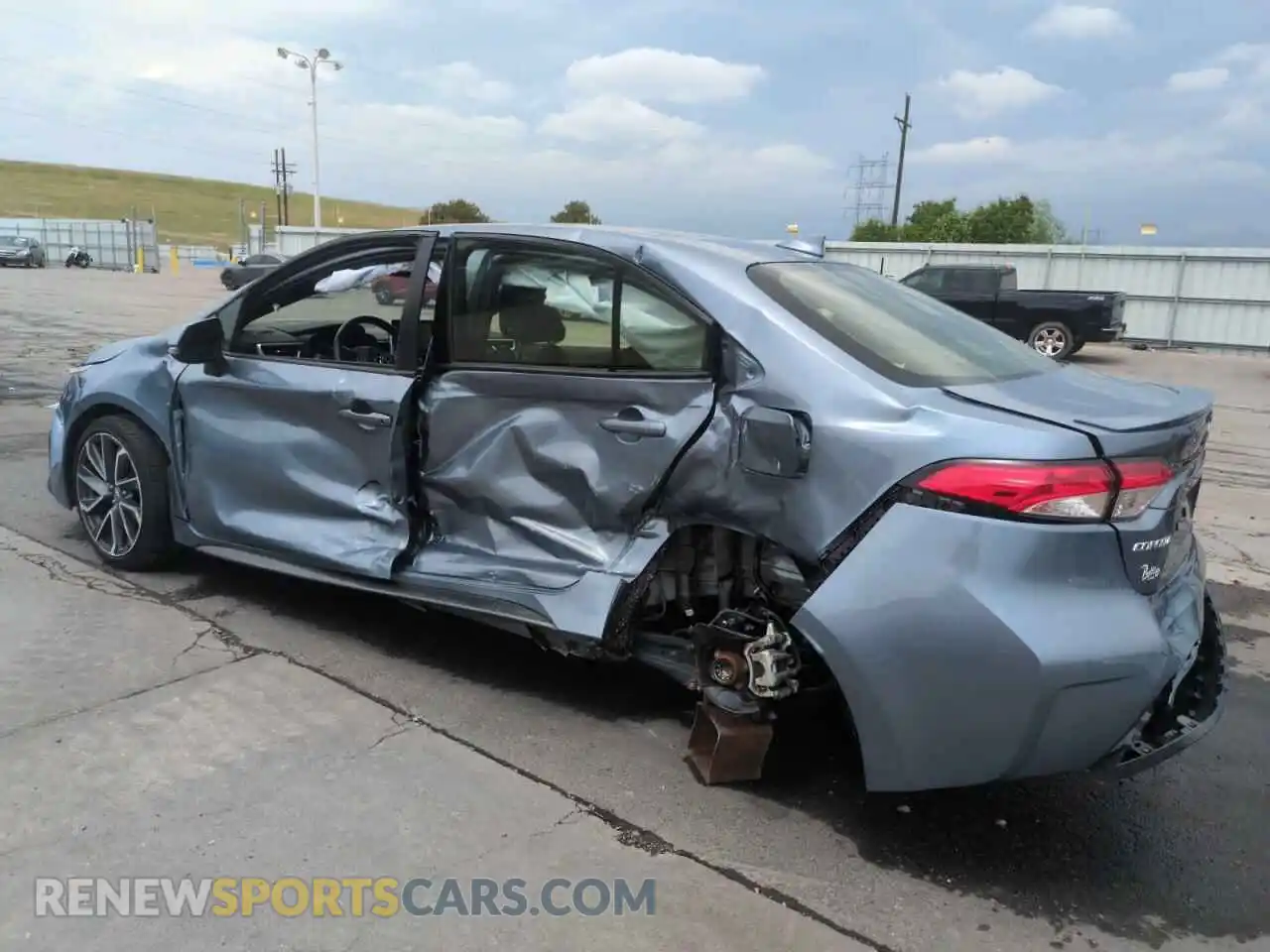 2 Photograph of a damaged car JTDS4MCE8MJ060992 TOYOTA COROLLA 2021