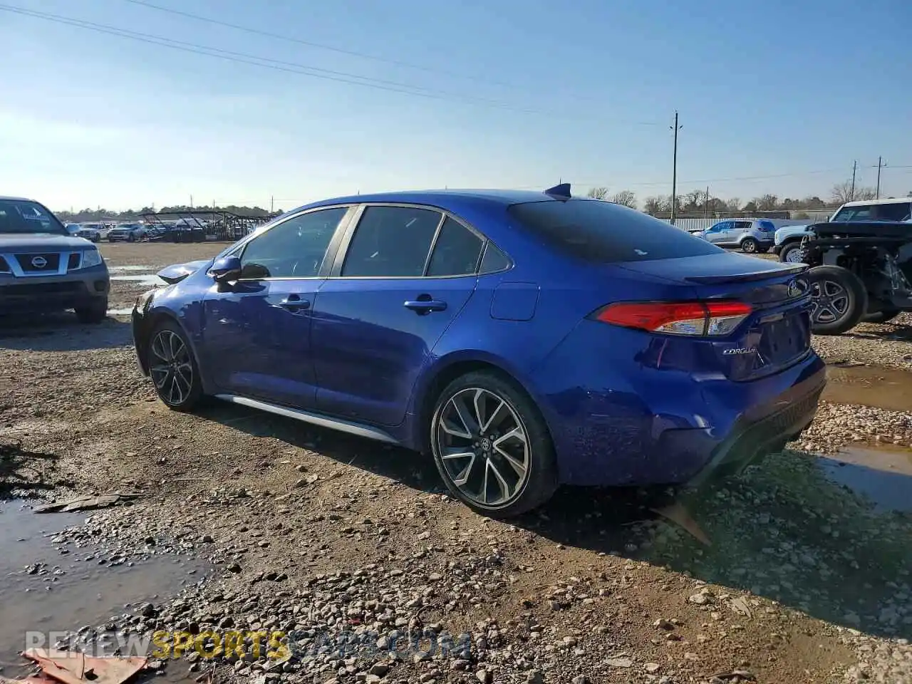 2 Photograph of a damaged car JTDS4MCE8MJ061513 TOYOTA COROLLA 2021