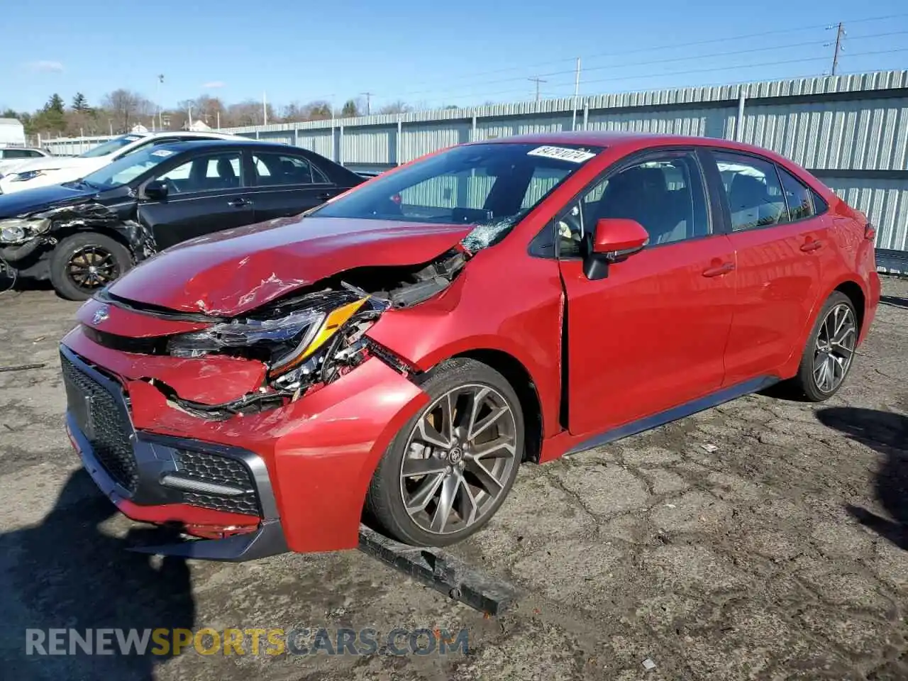 1 Photograph of a damaged car JTDS4MCE8MJ062354 TOYOTA COROLLA 2021