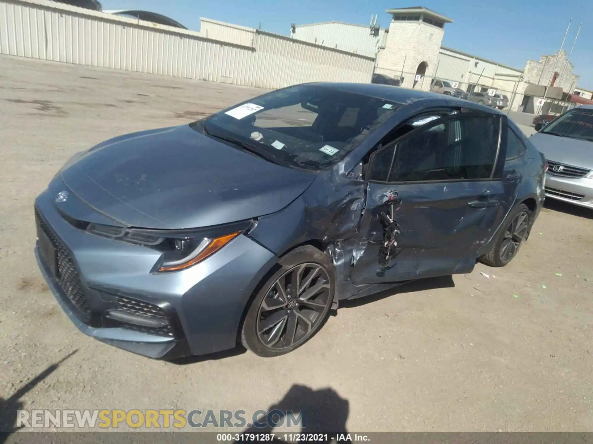 2 Photograph of a damaged car JTDS4MCE8MJ063519 TOYOTA COROLLA 2021